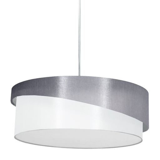 3LT Jazlynn Pendant, Grey/White Shade w/ 790 Diff