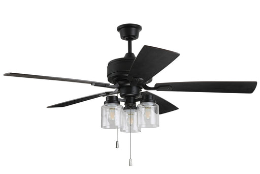 52" Ceiling Fan w/Blades & 3x4W LED Light Kit