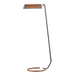 1 LIGHT FLOOR LAMP W/ SADDLE LEATHER