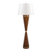 1 LIGHT DARK TRAM FLOOR LAMP