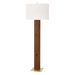 1 LIGHT FLOOR LAMP W/ LIGHT WALNUT