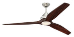 60" Ceiling Fan w/LED Light Kit, Blade Options