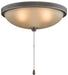 14" Low Profile Bowl Light Kit: Bronze Accent