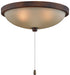 14" Low Profile Bowl Light Kit: Tortoise Shell