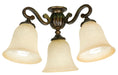 Antique Scavo Glass w/3x9w LED