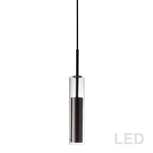 6W Pendant, Black Finish