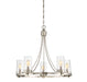 5-Light Chandelier in Brushed Nickel