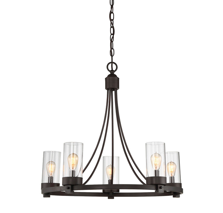 5-Light Chandelier in Oil Rubbed Bronze