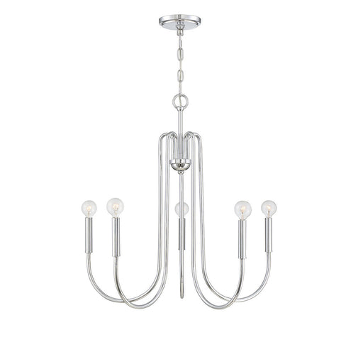 5-Light Chandelier in Chrome