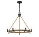 6-Light Chandelier in Oil Rubbed Bronze