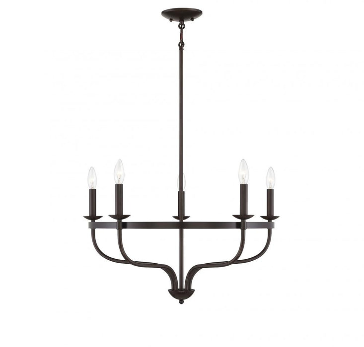 5-Light Chandelier in Oil Rubbed Bronze