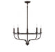 5-Light Chandelier in Oil Rubbed Bronze