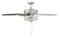 52" Ceiling Fan in Brushed Nickel