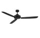 58" Ceiling Fan in Matte Black