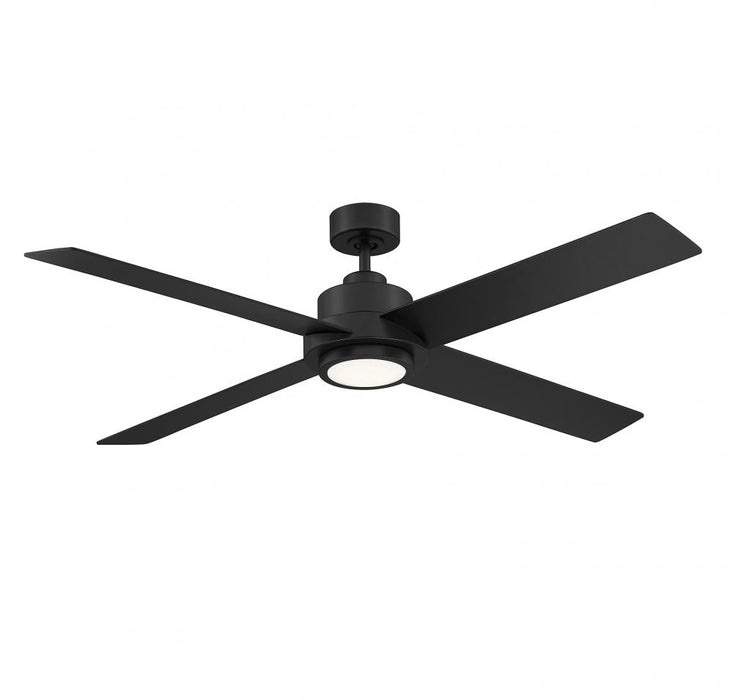 56" Ceiling Fan in Matte Black