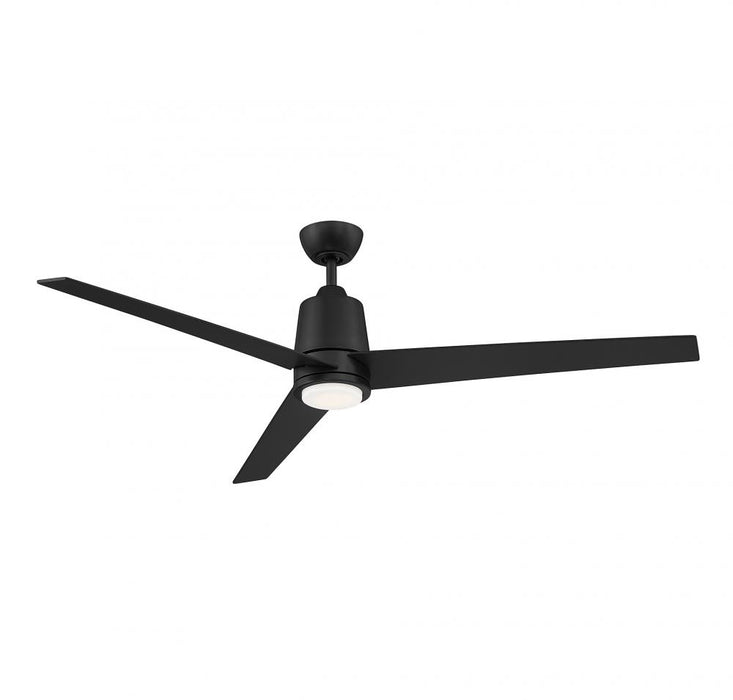 56" Ceiling Fan in Matte Black