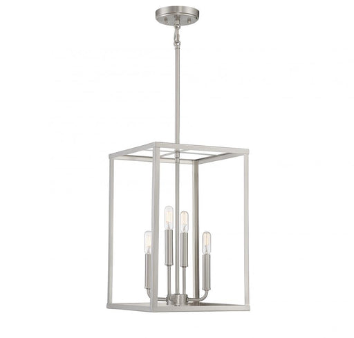 4-Light Pendant in Brushed Nickel