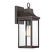 1-Light Outdoor Wall Sconce in Oil Rubbed Bronze