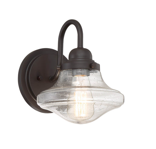 1-Light Outdoor Wall Sconce in Oil Rubbed Bronze