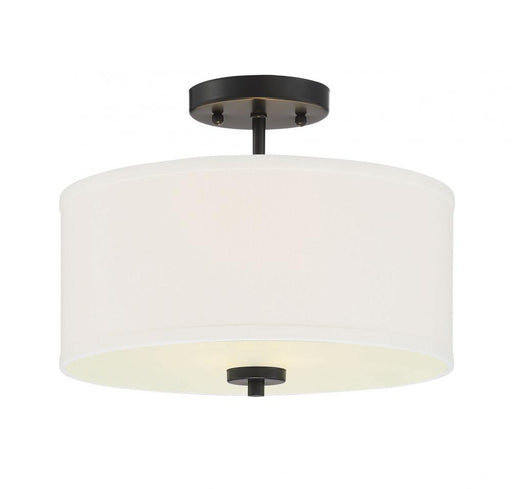 2-Light Ceiling Light in Matte Black