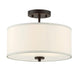 2-Light Ceiling Light in Oil Rubbed Bronze