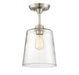 1-Light Ceiling Light in Brushed Nickel