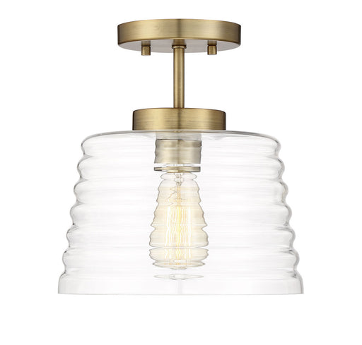 1-Light Ceiling Light in Natural Brass