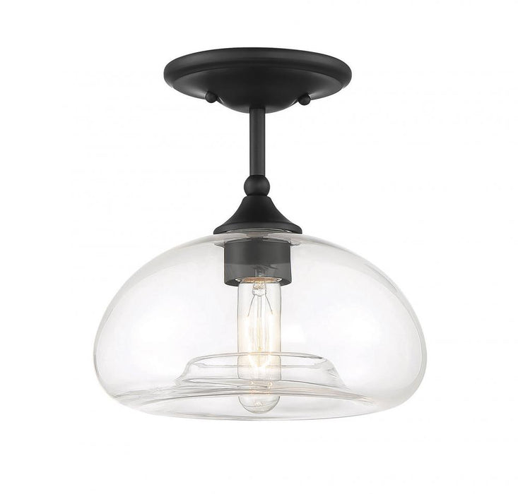 1-Light Ceiling Light in Matte Black