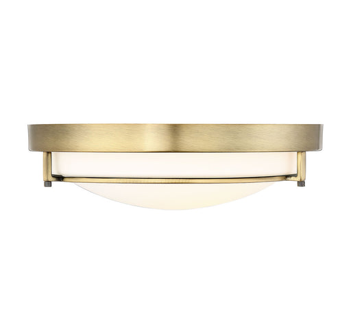 2-Light Ceiling Light in Natural Brass