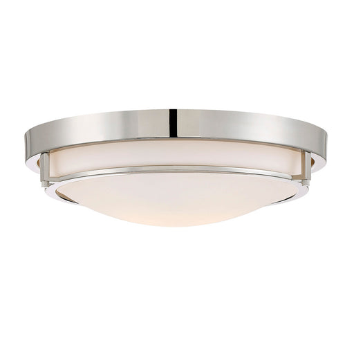 2-Light Ceiling Light in Polished Nickel