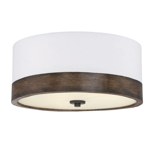 3-Light Ceiling Light in Walnut Wood