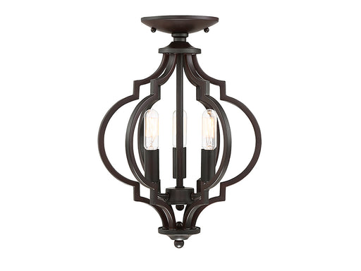 3-Light Ceiling Light in Oil Rubbed Bronze