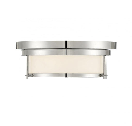 2-Light Ceiling Light in Polished Nickel