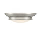 2-Light Ceiling Light in Polished Nickel