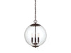 3-Light Pendant in Oil Rubbed Bronze