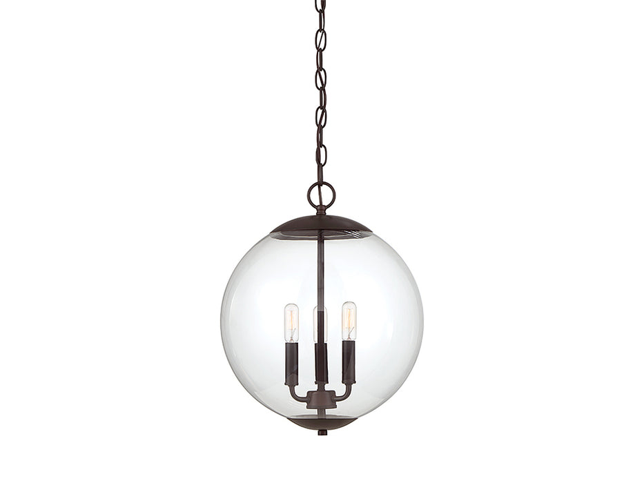 3-Light Pendant in Oil Rubbed Bronze