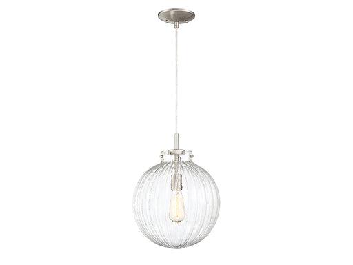 1-Light Mini Pendant in Brushed Nickel