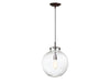 1-Light Mini Pendant in Oil Rubbed Bronze