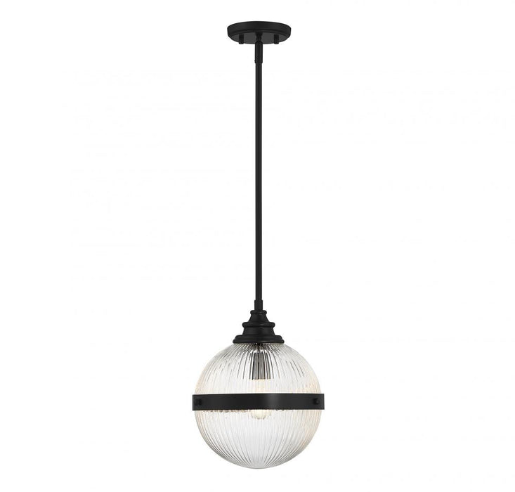 1-Light Mini Pendant in Matte Black