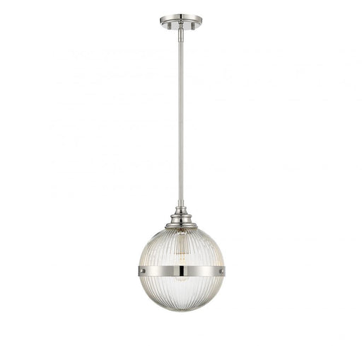 1-Light Mini Pendant in Polished Nickel