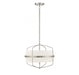 3-Light Pendant in Brushed Nickel