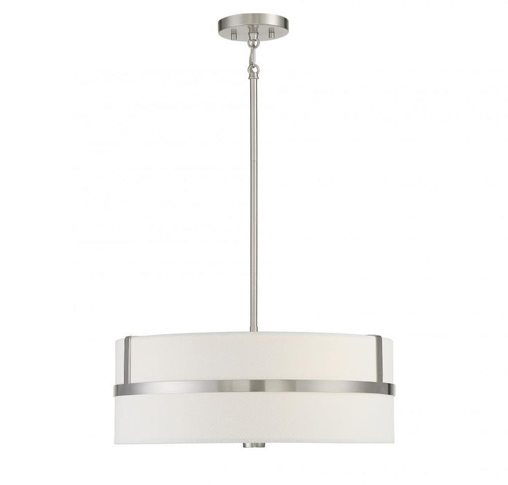 4-Light Pendant in Brushed Nickel