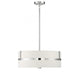 4-Light Pendant in Polished Nickel