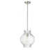 1-Light Pendant in Brushed Nickel