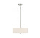 3-Light Pendant in Brushed Nickel