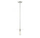 1-Light Mini Pendant in Polished Nickel