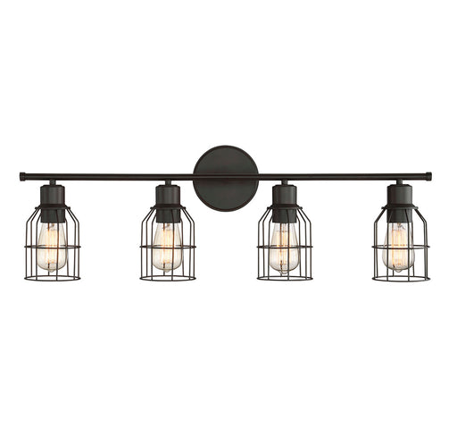 4-Light Bathroom Vanity Light in Oil Rubbed Bronze