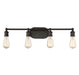 4-Light Bathroom Vanity Light in Oil Rubbed Bronze