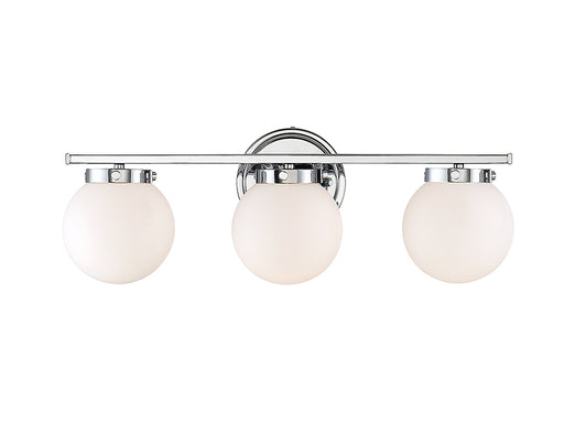 3-Light Bathroom Vanity Light in Chrome