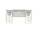 2-Light Bathroom Vanity Light in Brushed Nickel